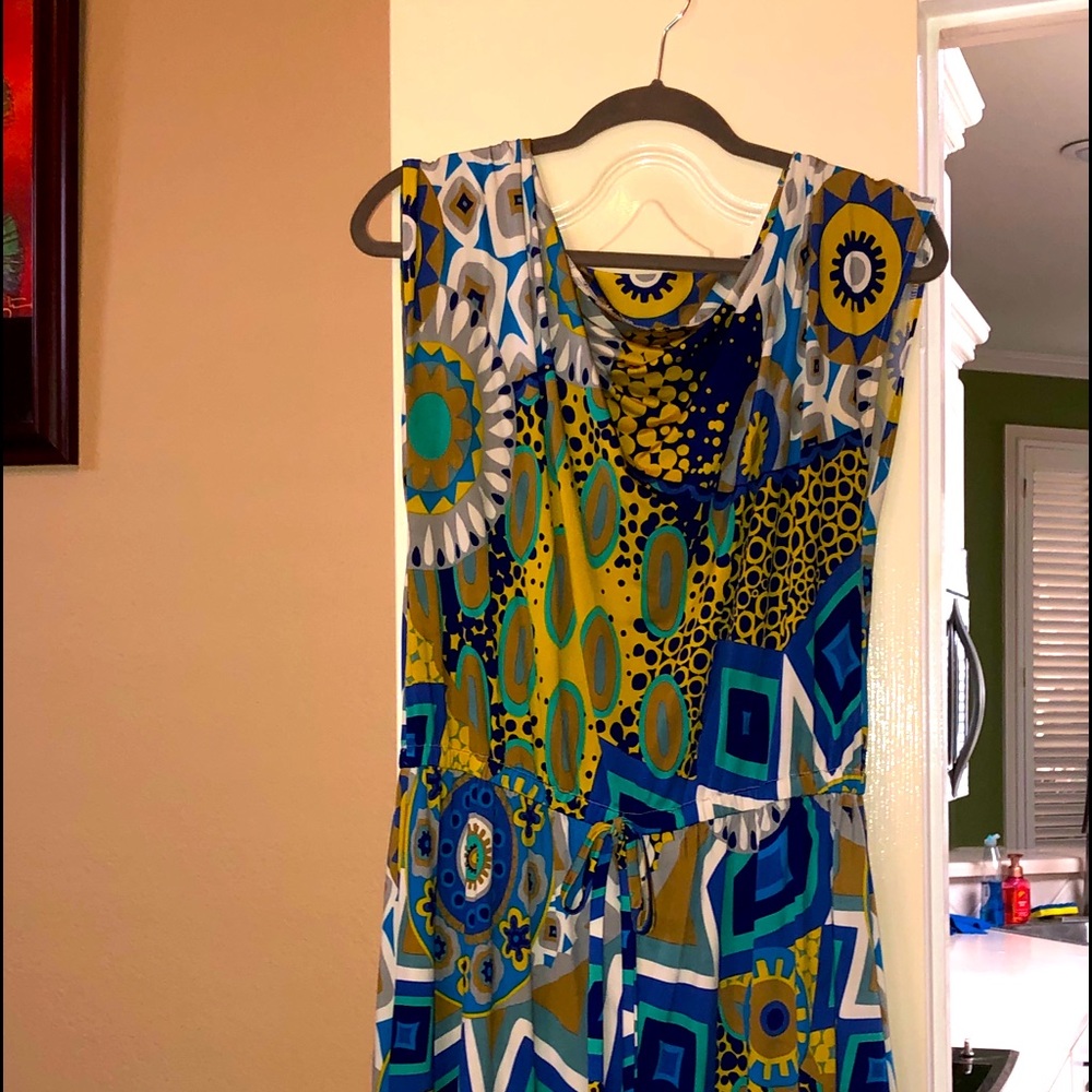 Rich beautiful colors in this dress